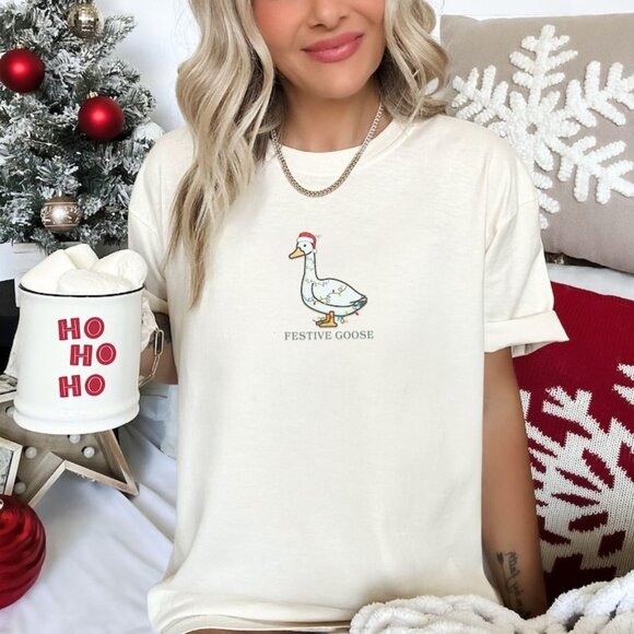 Gildan Other - Funny Christmas Shirt, Christmas Light Shirt, Christmas Goose Shirt